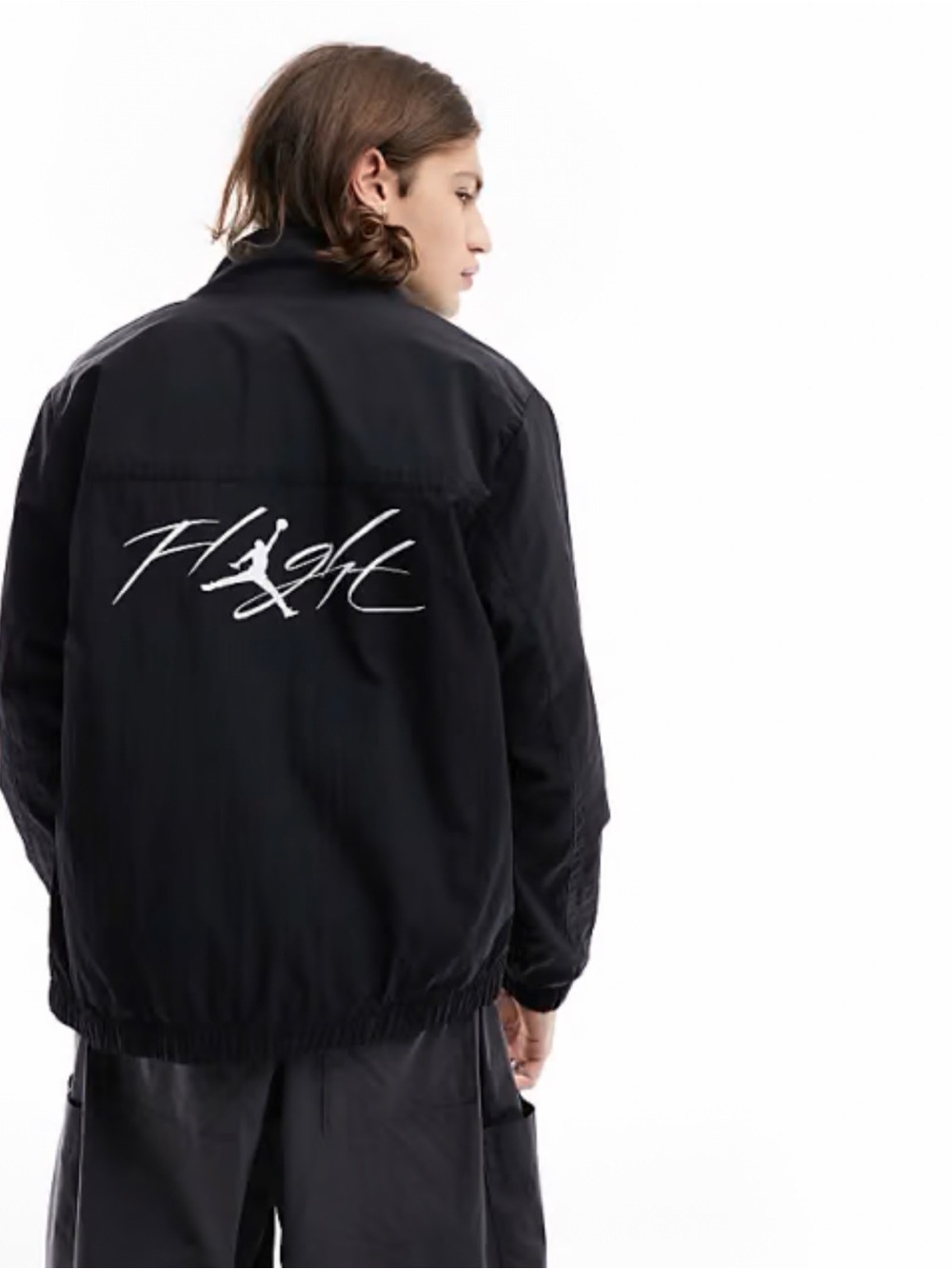 Jordan J Balvin Woven Jacket Black Kids XL 14-16